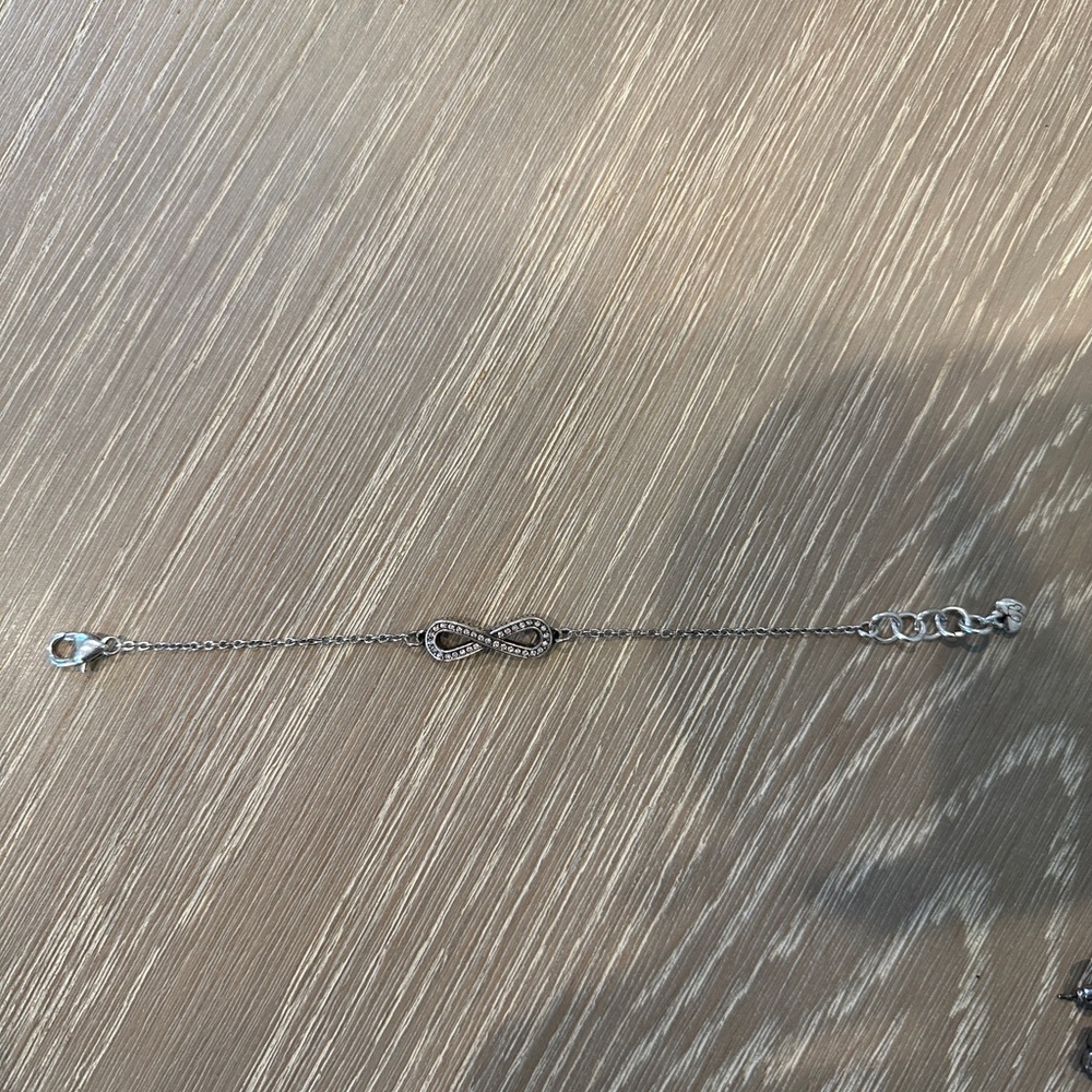 Brighton Adjustable Infinity Bracelet Sterling Si… - image 2